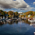 Boats in Maine Harbor